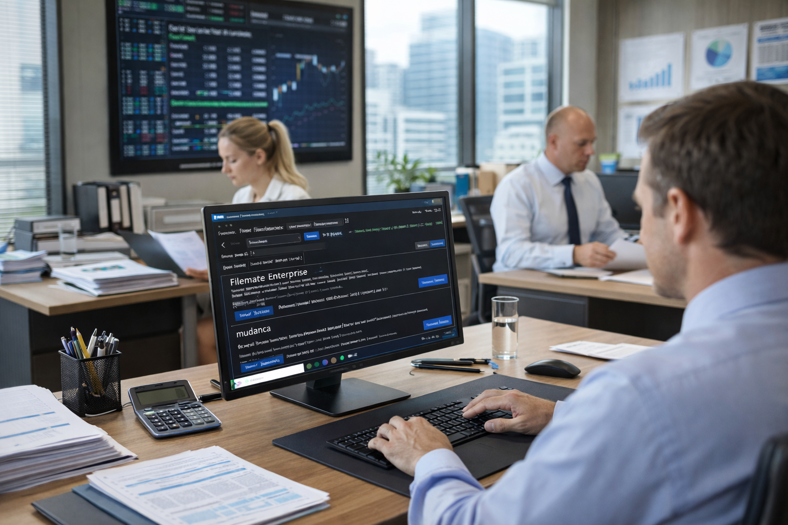 Escritórios usando o FileMate