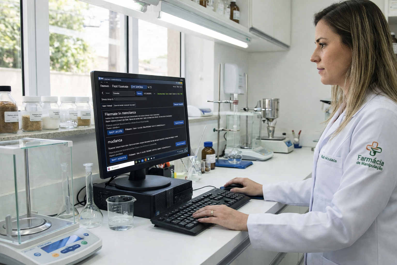 Farmácias de manipulação usando o FileMate