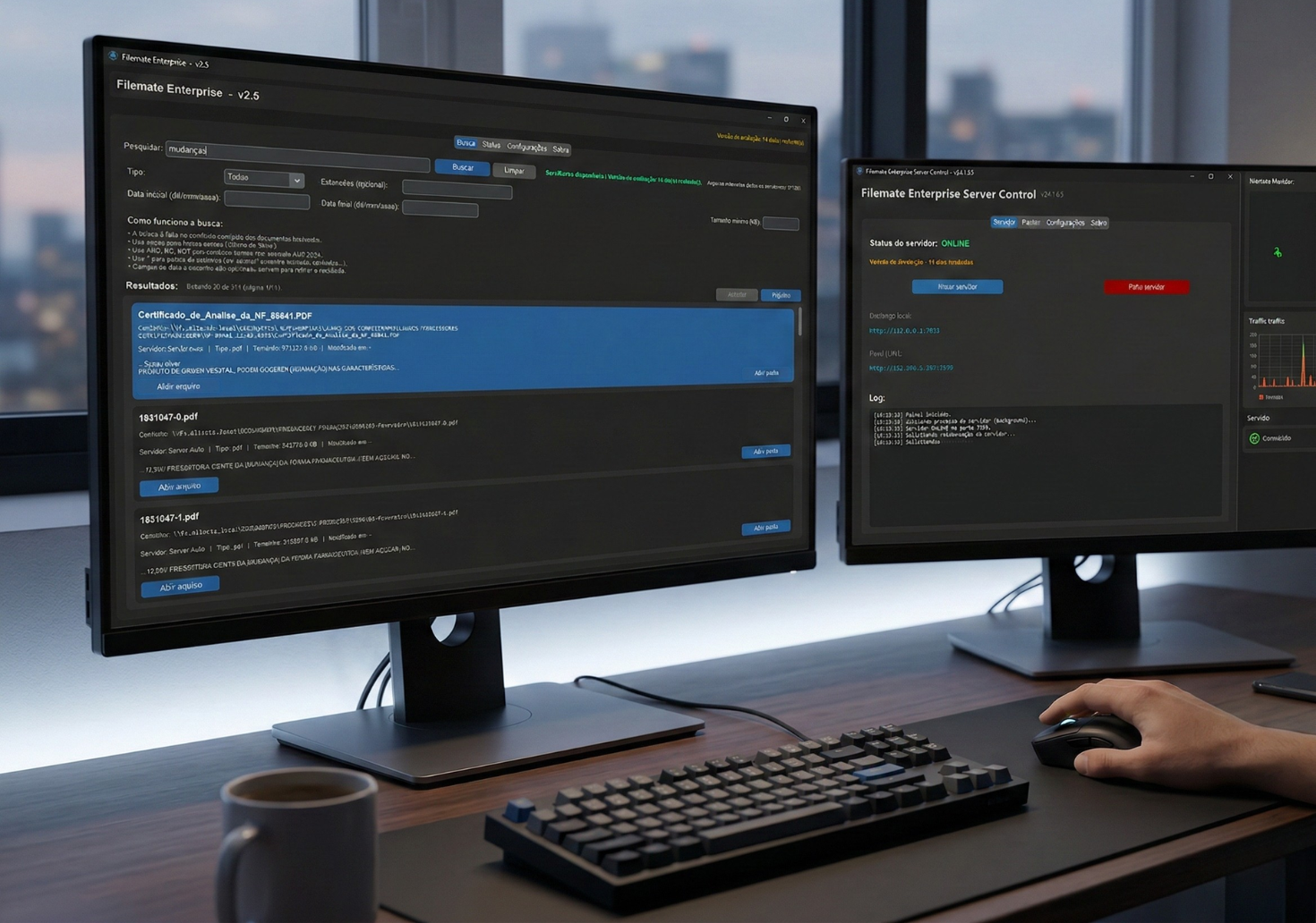 Fluxo prático de uso do FileMate